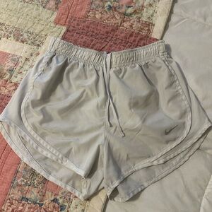 Nike Women's White Athletic Shorts Unlined